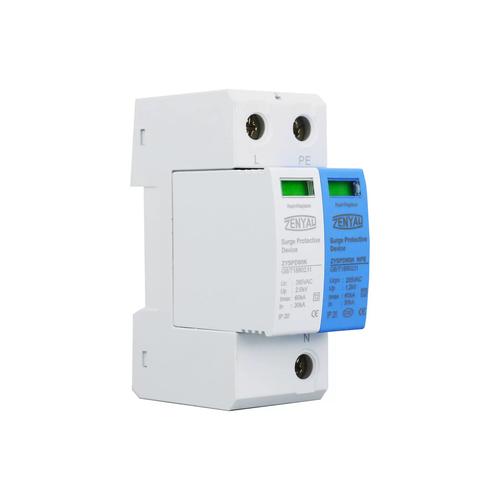 深圳廠CQC認(rèn)證1+N電源防雷器 60kA浪涌保護(hù)器為充電樁保駕護(hù)航